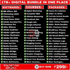 1TB+ LATEST DIGITAL BUNDLE IN ONE PLACE!!